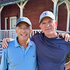 (l-r) Thomas 'Buckley' Traub and Bill Simpson